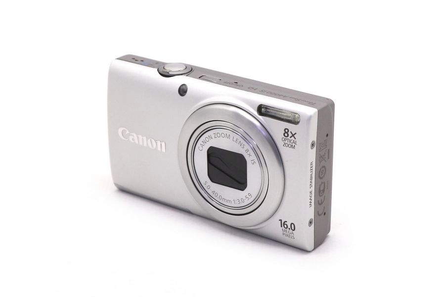 Фотоаппарат серебристый Canon PowerShot A4000 IS