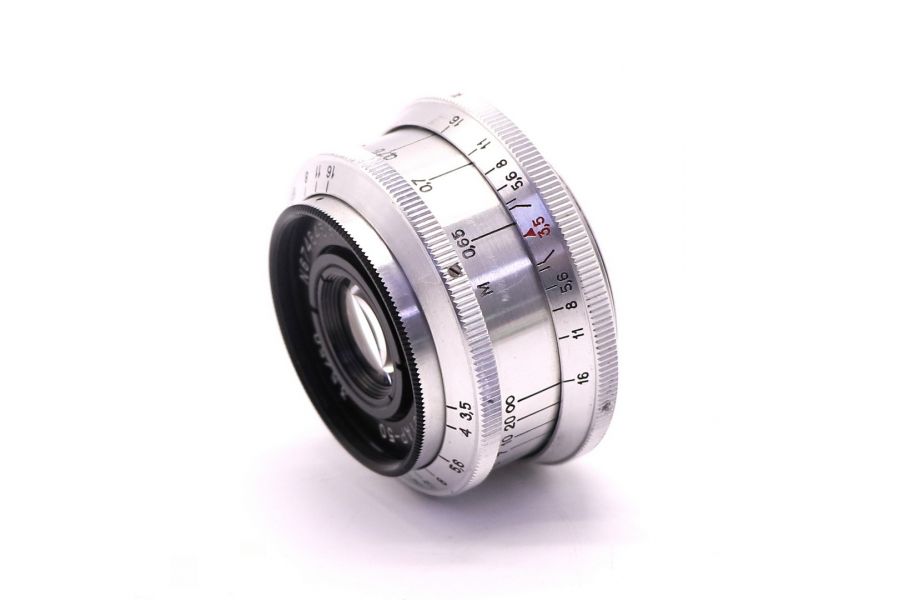 Объектив мануальный Индустар-50 3,5/50 (КМЗ, 1956)