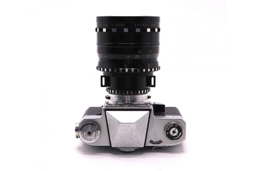 Редкий советский фотоаппарат Зенит 6 + Рубин-1