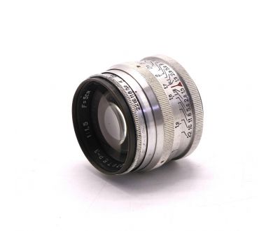 Юпитер-3 1.5/5см П silver М39 КМЗ (СССР, 1952 г.)