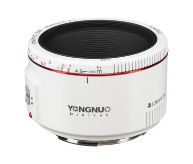 Объектив YongNuo AF 50mm f/1.8 II Canon EF White