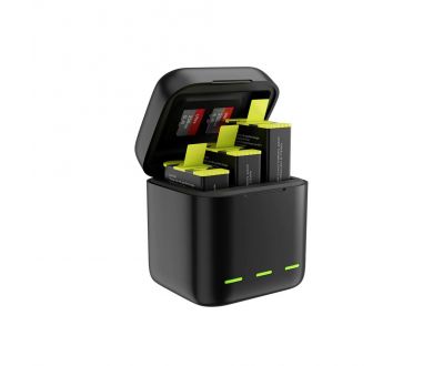 Зарядное устройство Telesin + 2 аккумулятора для GoPro Hero 9-12 GP-BNC-901-B