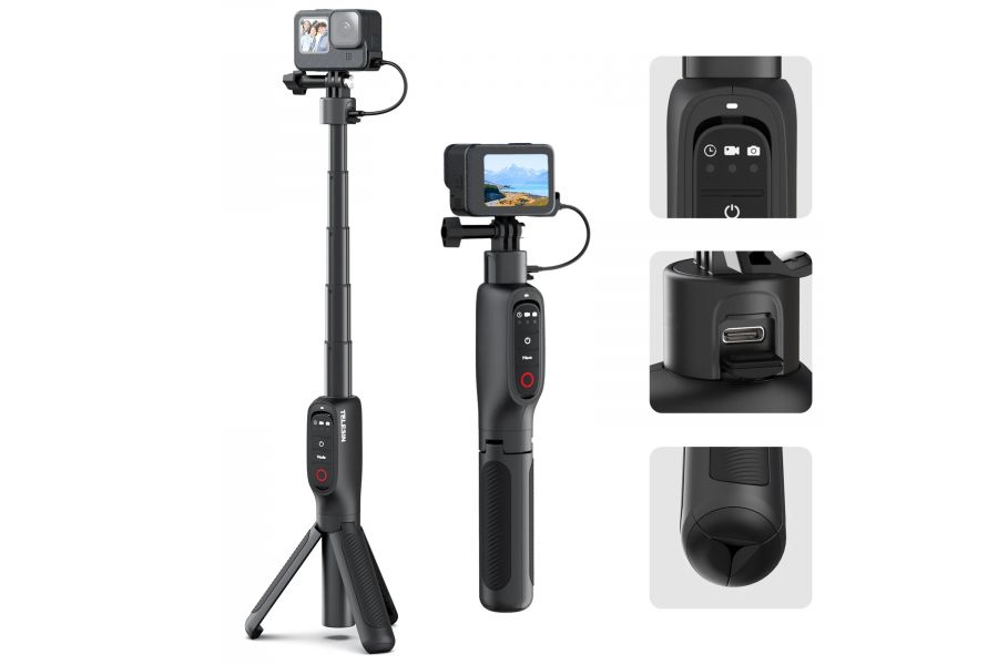 Штатив-монопод Telesin S1-CSS-01-TGP для GoPro 13 12 11 10 9 Max