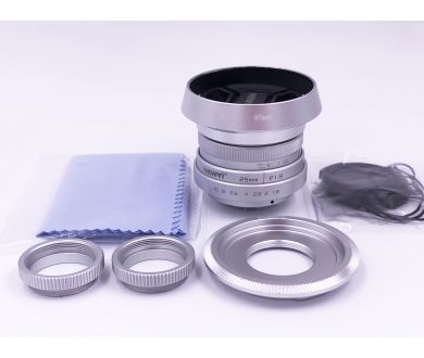 Объектив Newyi 25mm f/1.8 Sony E Silver