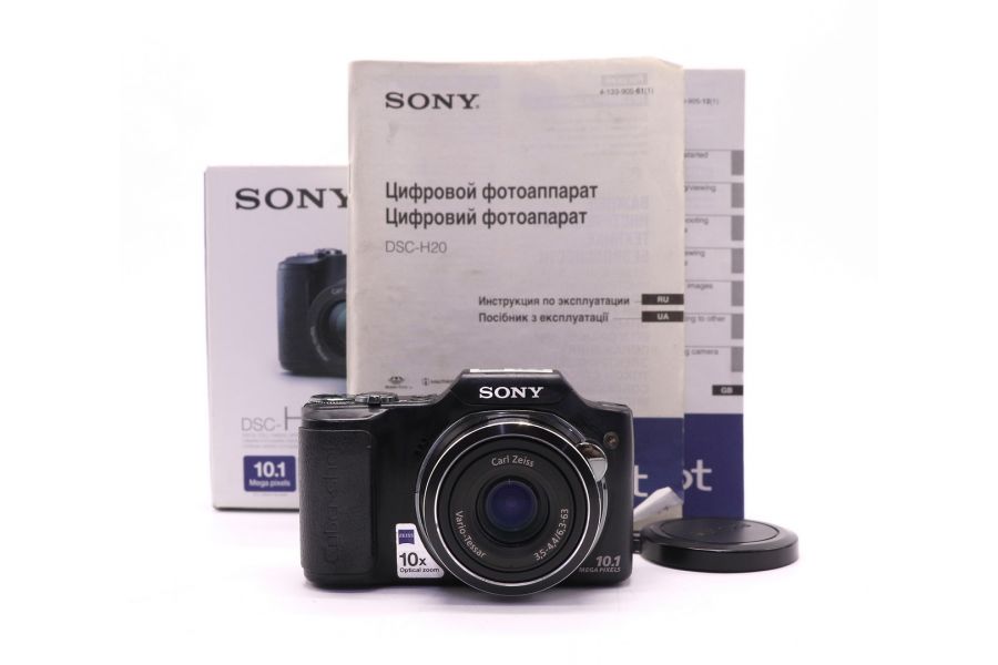 Фотоаппарат Sony Cyber-shot DSC-H20 в упаковке