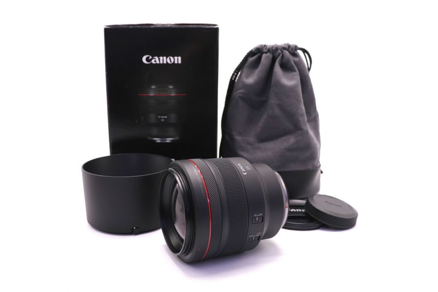 Canon RF 85mm f/1.2L USM в упаковке