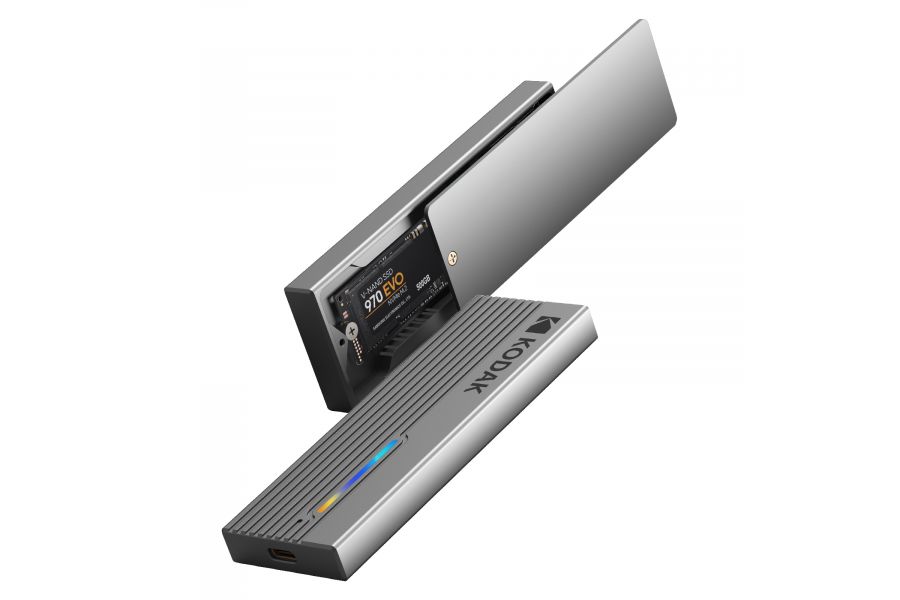 Внешний бокс KODAK E010 для SSD M2 (SATA / NVMe / 10 Gb/s)