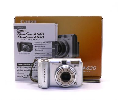 Фотоаппарат Canon PowerShot A630 в упаковке
