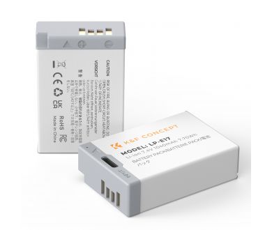 Комплект аккумуляторов K&F Concept LP-E17 Type-C 1040mAh KF28.0049S1