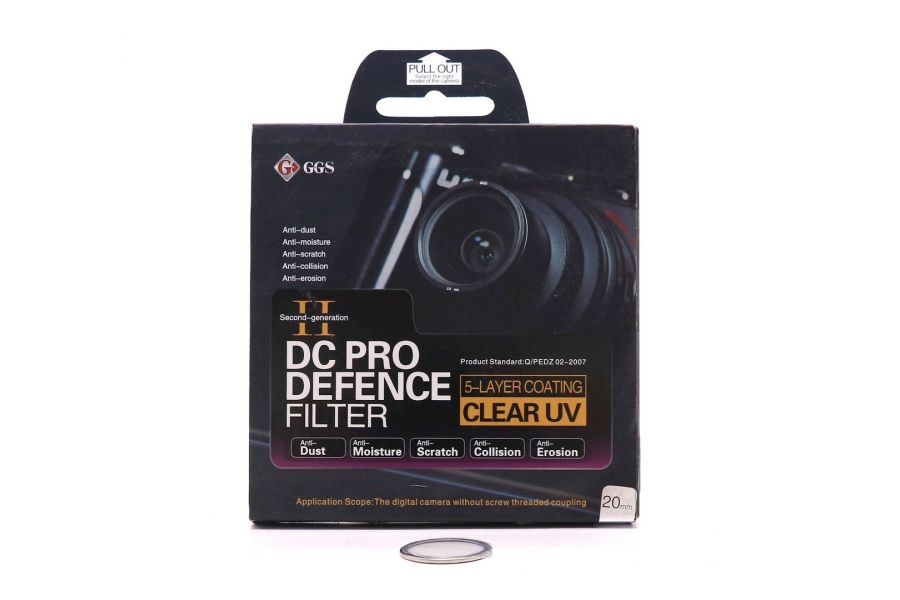 Светофильтр GGS DC/UV II Pro Defence Filter 20mm ультратонкий