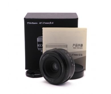 TTartisan AF 27mm f/2.8 APS-C для Sony E в упаковке