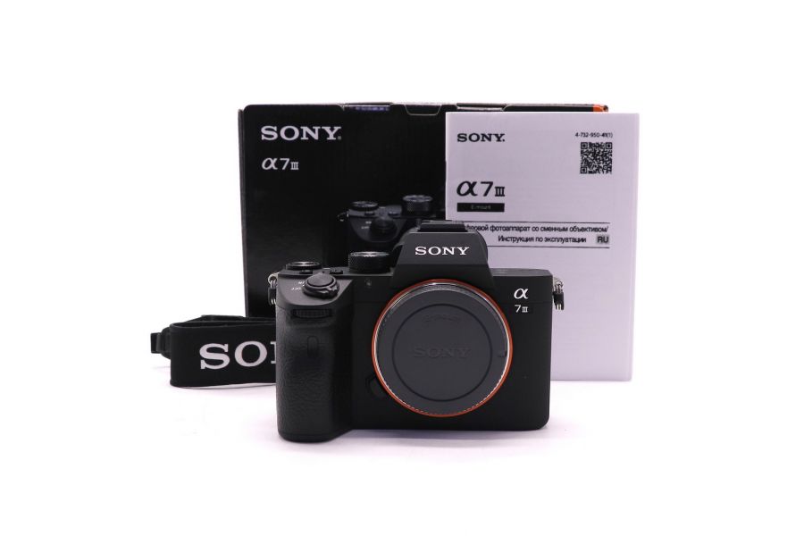 Камера Sony A7III ILCE-7M3 body в упаковке (пробег 565 кадров)