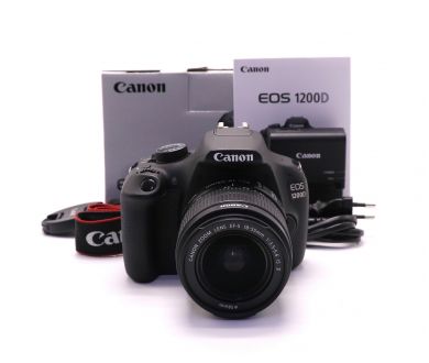 Canon EOS 1200D kit в упаковке (пробег 8485 кадров)