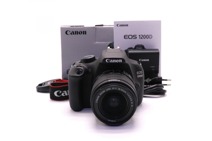 Canon EOS 1200D kit в упаковке (пробег 8485 кадров)