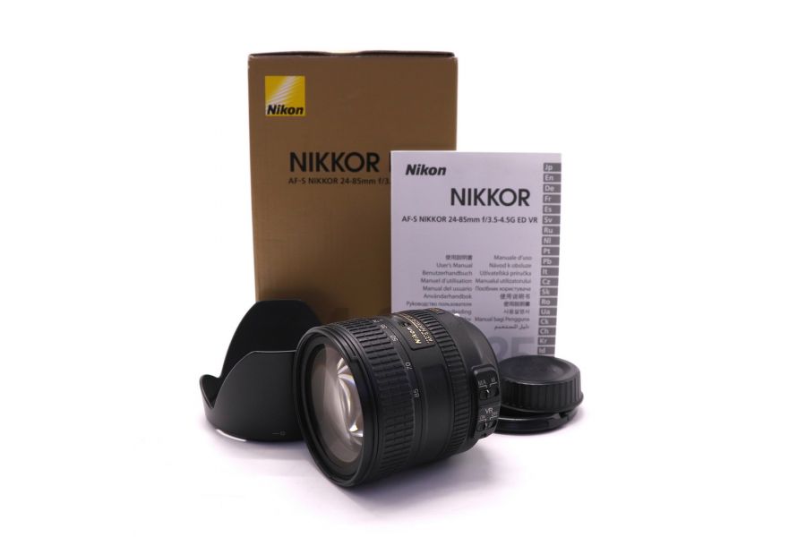 Nikon 24-85mm f/3.5-4.5G ED VR AF-S Nikkor в упаковке (China, 2016)