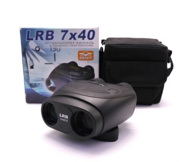 Лазерный бинокль Zenit LRB 7x40S в упаковке