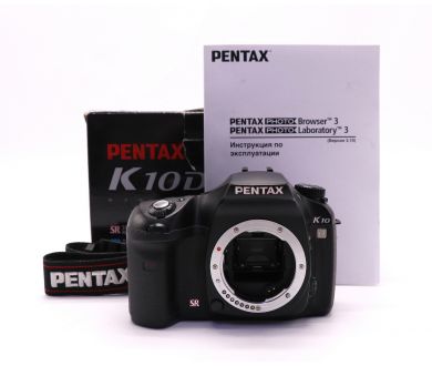 Pentax K10D body в упаковке (пробег 26000 кадров)