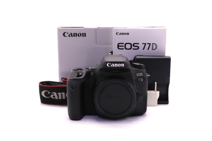 Canon EOS 77D body в упаковке (пробег 10160 кадров)