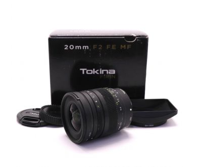 Объектив Tokina FiRIN 20mm F2 FE MF в упаковке