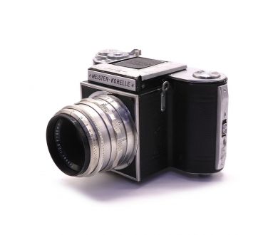 Meister-Korelle + Tessar 8cm f/2.8