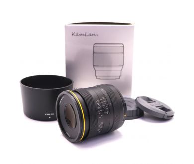 KamLan 28mm f/1.4 Canon EF-M в упаковке