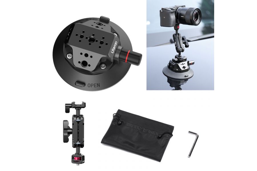 Вакуумная присоска Ulanzi SC-02 11,5 см для крепления экшн-камер