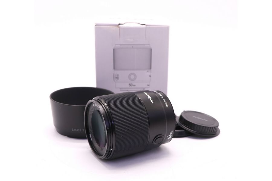 YongNuo 50mm f/1.8S DF DSM for E-mount в упаковке