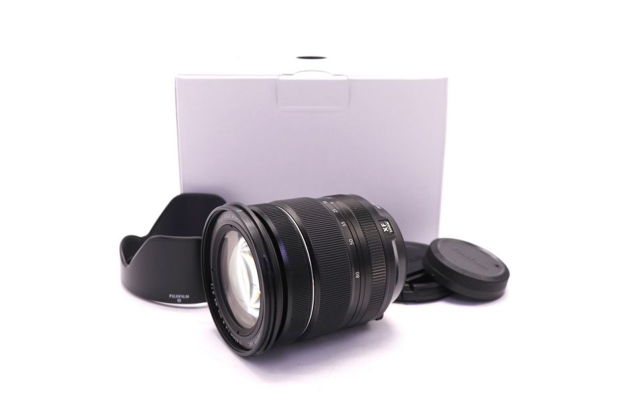 Объектив Fujifilm XF 16-80mm f/4 R OIS WR в упаковке