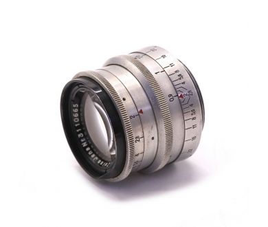 Biotar 2/58 T CZJ 17-ти лепестковый silver (Germany, 1953)