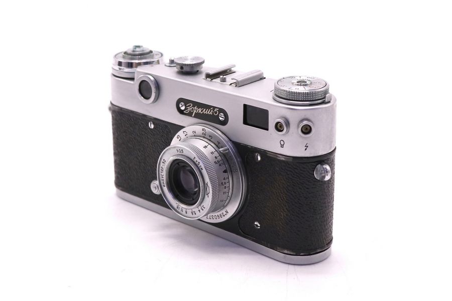 Фотоаппарат Зоркий 5 + Индустар-50 тубусный