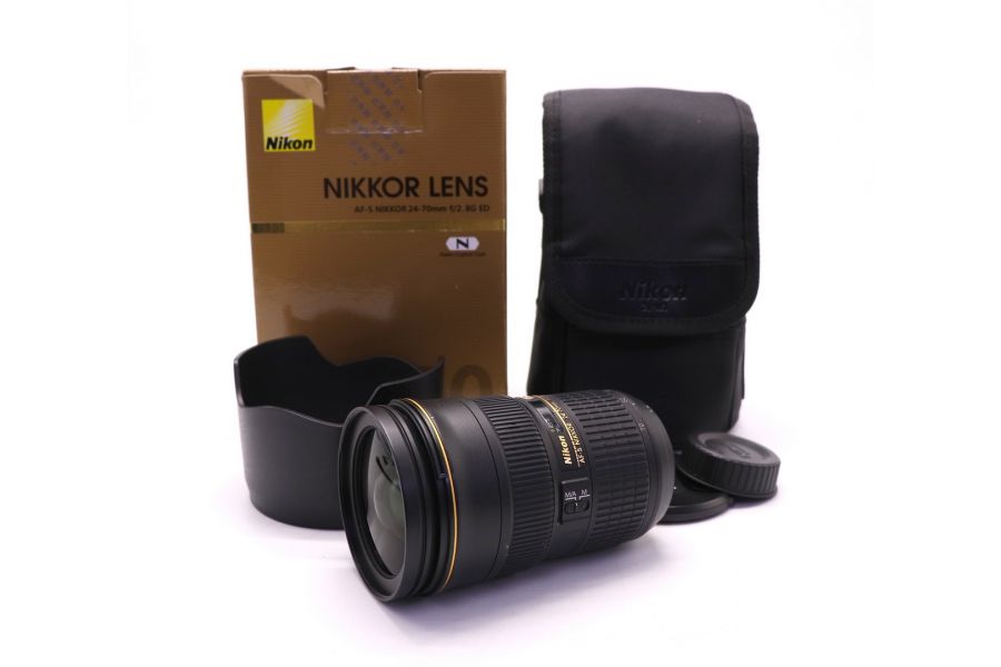 Nikon 24-70mm f/2.8G ED AF-S Nikkor в упаковке (Japan, 2015г.)