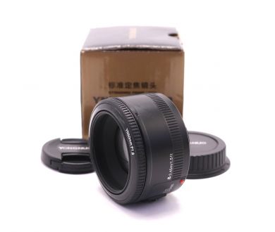 YongNuo AF 50mm f/1.8 Canon EF в упаковке