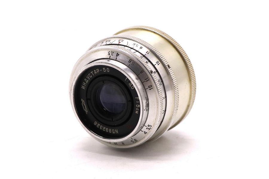 Индустар-50 3,5/50 П дальномер silver (СССР, 1960)