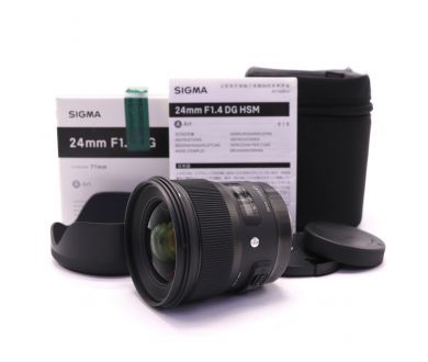 Объектив Sigma AF 24mm F/1.4 DG HSM for Canon в упаковке