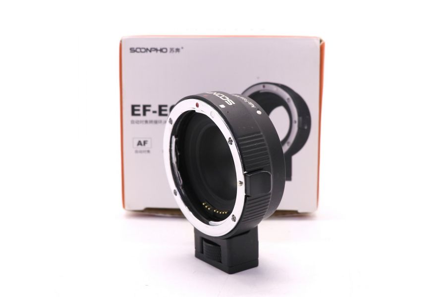 Adapter Auto Focus Soonpho EF-EOS M в упаковке