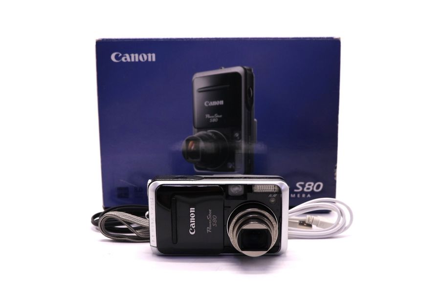 Canon PowerShot S80 компактная цифровая в упаковке