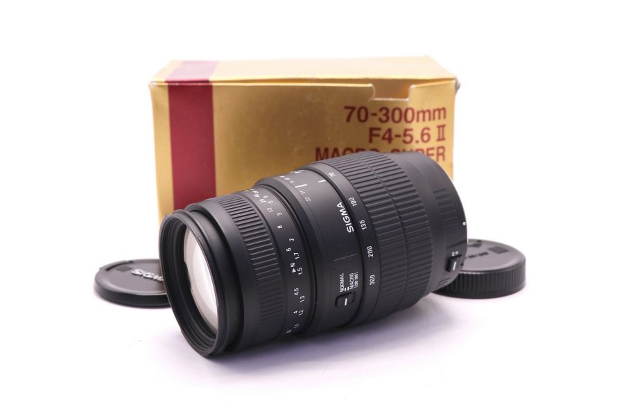 Sigma AF 70-300mm f/4-5.6 Macro Super II for Sigma SA в упаковке