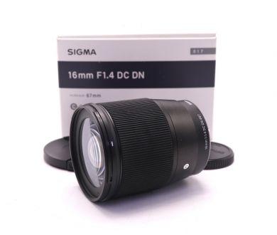 Объектив Sigma AF 16mm f/1.4 DC DN Contemporary Micro 4/3 в упаковке