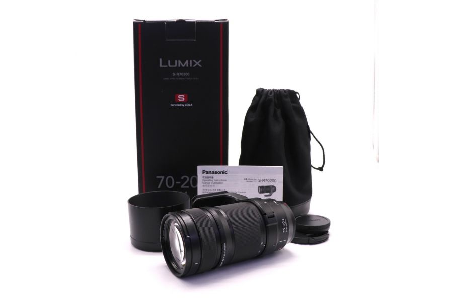 Объектив Panasonic 70-200mm f/4 O.I.S Lumix S PRO в упаковке