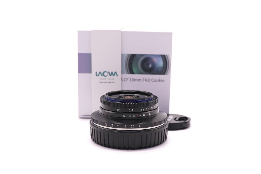 Объектив Laowa 10mm f/4 Cookie в упаковке (China)