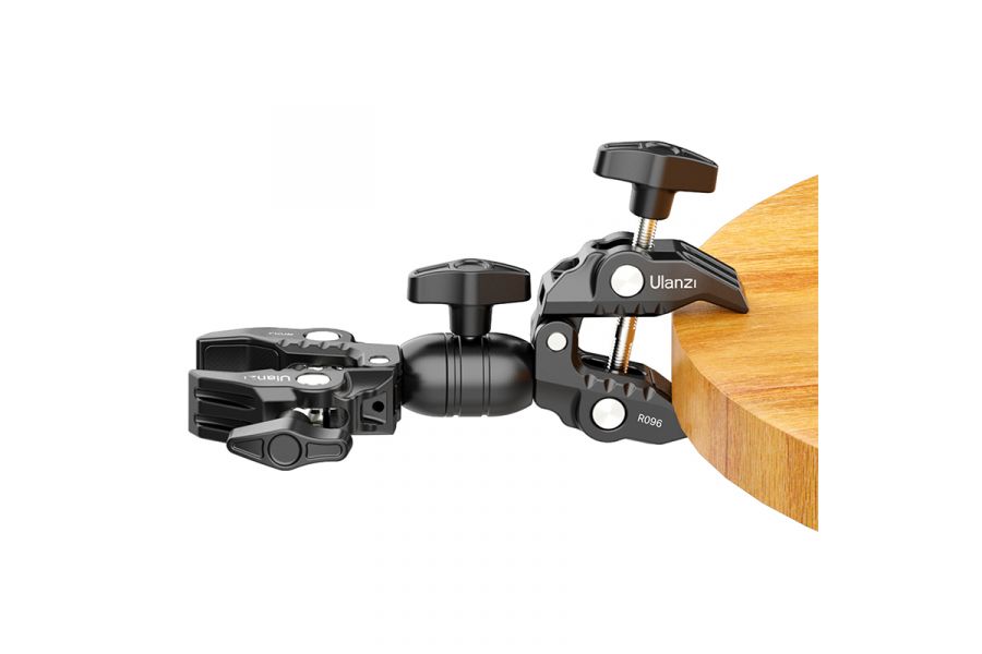 Двойной зажим Ulanzi R096 Нагрузка 1,5 кг, металл