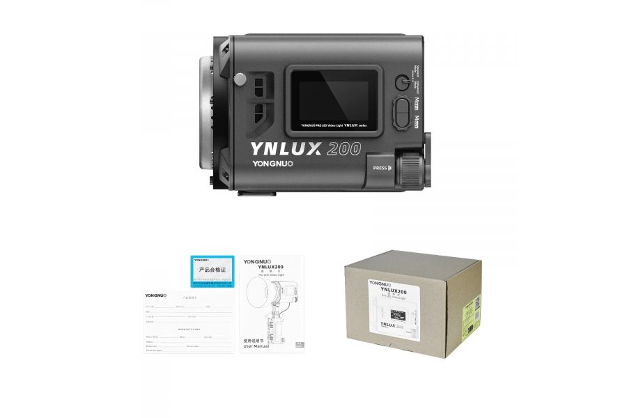 Осветитель YongNuo YNLUX200 2700-6500K Серый