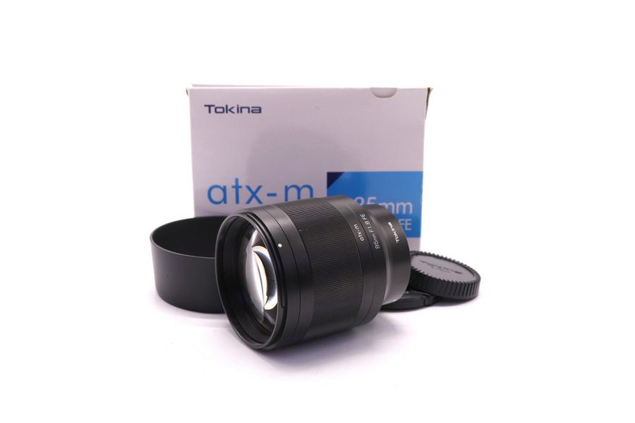 Объектив Tokina atx-m 85mm AF f/1.8 Sony E в упаковке