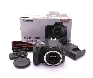 Canon EOS 200D body в упаковке (пробеге 8375 кадров)