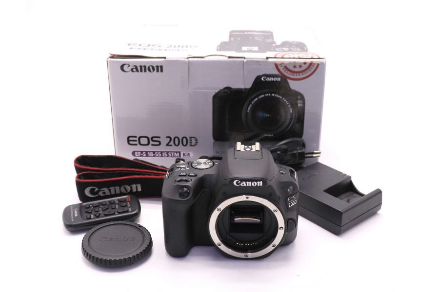 Canon EOS 200D body в упаковке (пробеге 8375 кадров)