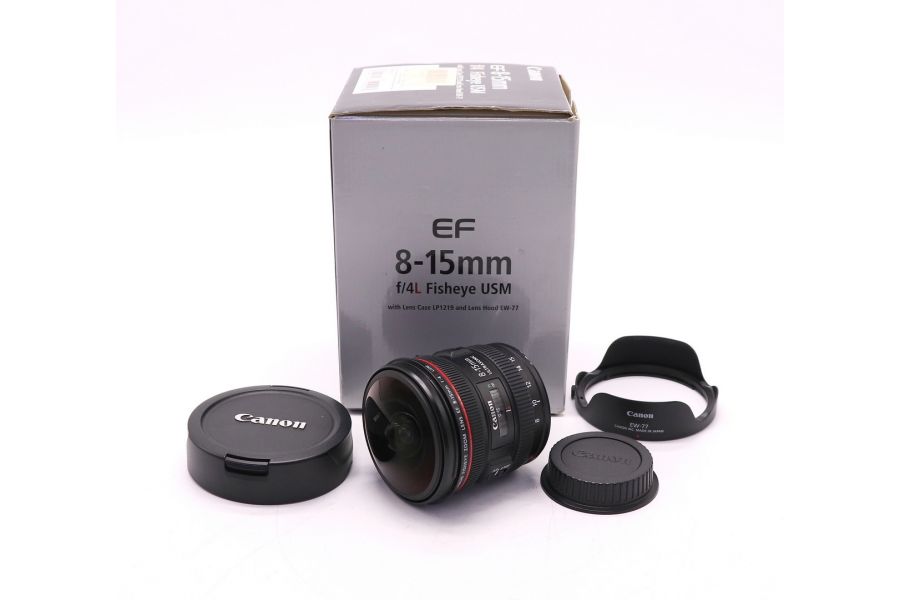 Canon EF 8-15mm f/4.0L Fisheye USM в упаковке