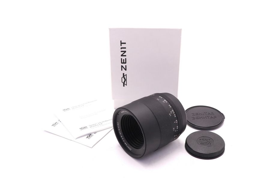 Объектив Зенитар-С / Zenitar-C МС 2,8/60 Macro Canon EF в упаковке