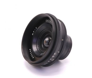 Редкий, черный объектив Руссар МР-2 5,6/20 (СССР)