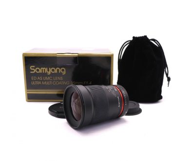 Samyang 35mm f/1.4 AS UMC for Sony A в упаковке