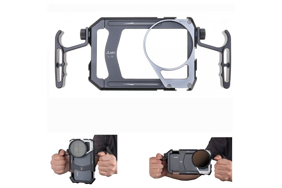 Клетка для смартфона FOTGA + адаптер для фильтра 67мм